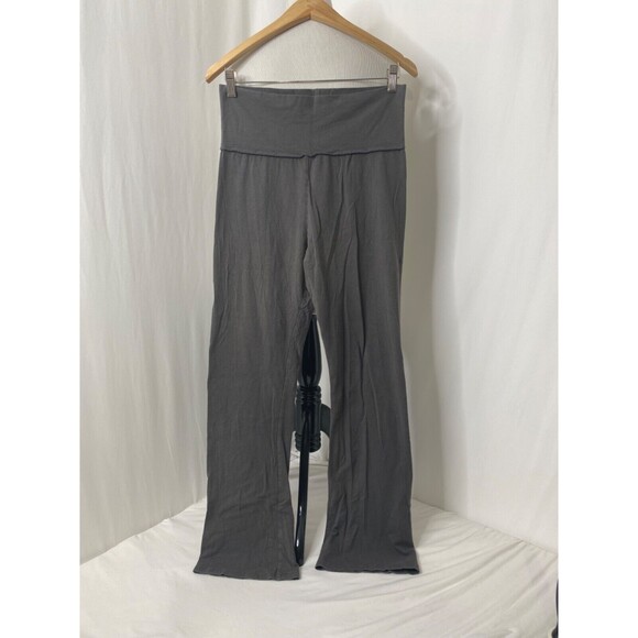 Juniors Large Leggings Planet Gold Grey Yoga High Waist - Picture 2 of 4